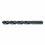 Chicago-Latrobe 45606 150ASP Heavy-Duty Black Oxide Jobber-Length Drill Bit, 0.0938 in dia Cutting, 2.25 in OAL, 3/32 in, Price/12 EA