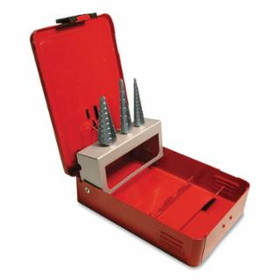 Cle-Line C20325 1874 Bright Step Specialty Drill Set, 3/16 in to 3/4 in Multi-stepped Bits, 118&#176; Point Angle
