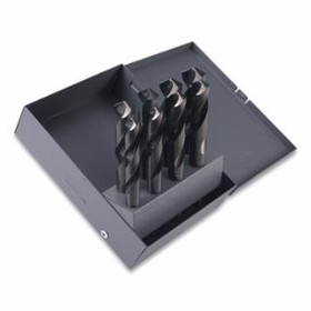 Cle-Line C22761 Series 1877 General Purpose Silver & Deming Drill Bit Set, 8-Pc, 9/16 in-1 in Drill Sizes