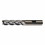 Cleveland C42689 HGC-4C Series HSS-CO 8% Bright Single Center Cutting End Mill, 1/4 in dia, 3/8 in shank size, 5/8 in L of cut, 2-7/16 in L, Price/1 EA