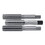 Cle-Line C62076 0404 and 404M Bright Taper-Plug-Bottoming Straight Flute 3 Pc Hand Tap Set, 9/16-18 UNF, Price/1 ST