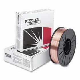 Lincoln Electric ED015790 Superarc L-56 Mig Wire, 0.025 In Dia, 12.5 Lb Plastic Spool, Copper Coated Mild Steel