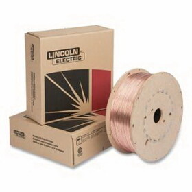Lincoln Electric ED021274 Superarc L-56 Mig Wire, 0.035 In Dia, 44 Lb Fiber Spool, Copper Coated Mild Steel