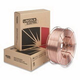 Lincoln Electric ED031408 Superarc L-50 Mig Wire, 0.035 In Dia, 33 Lb Steel Spool, Copper Coated Mild Steel
