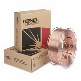 Lincoln Electric ED031411 Superarc L-56 Mig Wire, 0.035 In Dia, 33 Lb Steel Spool, Copper Coated Mild Steel