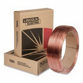 Lincoln Electric ED033875 Lincolnweld L-61 Welding Electrode, 3/32 In Dia, 60 Lb Coil Buy America, Mild Steel Solid