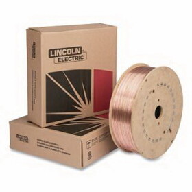 Lincoln Electric ED037698 Superarc Xls Mig Wire, 0.045 In Dia, 44 Lb Fiber Spool, Copper Coated Mild Steel