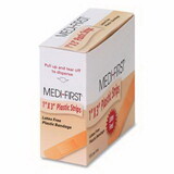 Medi-First 60033 Plastic Strip Adhesive Bandage,1 In W, 3 In L, Strip, Plastic