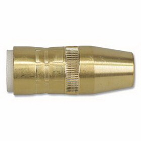 Best Welds NS-1218B Centerfire&#153; Style MIG Gun Nozzle, 1/2 in Bore, 1/8 in Recess, Slim, Brass