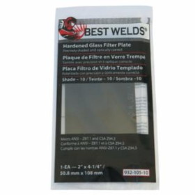 Best Welds 901-932-105-12 Bw-2X4-1/4 #12  Glas S Filter Plate