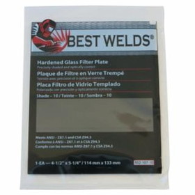 Best Welds 901-932-107-10 Bw-4-1/2X5-1/4 #10 Glassfilter Plate