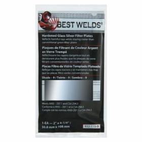 Best Welds 901-932-115-9 Bw-Fs-2X4-1/4 #9 Silverp Late