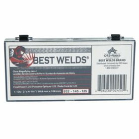 Best Welds 901-932-145-125 Bw-2X4-1/4 Glass Mag Lens 1.25 Diopter