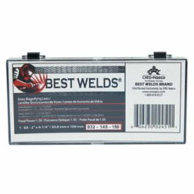 Best Welds 901-932-145-150 Bw-2X4-1/4 Glass Mag Lens 1.50 Diopter