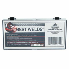 Best Welds 901-932-145-250 Bw-2X4-1/4 Glass Mag Lens 2.50 Diopter
