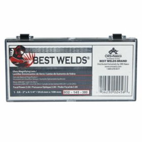 Best Welds 901-932-145-300 Bw-2X4-1/4 Glass Mag Lens 3.00 Diopter