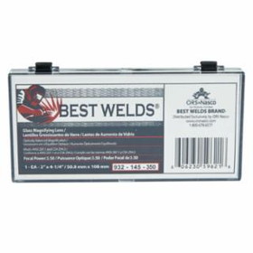 Best Welds 901-932-145-350 Bw-2X4-1/4 Glass Mag Lens 3.50 Diopter