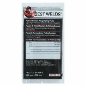 Best Welds 901-932-146-125 Bw-2X4-1/4 Polycarb  Maglens 1.25 Diopter