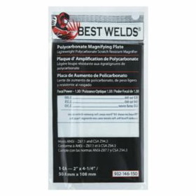 Best Welds 901-932-146-150 Bw-2X4-1/4 Polycarb  Maglens 1.50 Diopter
