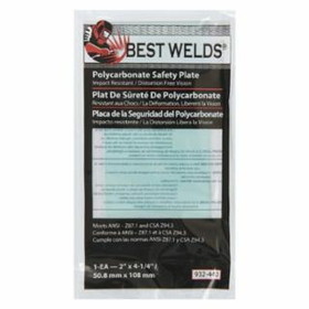 Best Welds 901-932-440 Bw-2X4.25 Polycarbonatesafety Plate