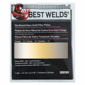 Best Welds 901-932-458-12 Bw-Fs-3H-12 4X5 Gold  Filter Plate