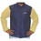 Best Welds 902-1201-M Leather/FR Sateen Combo Jacket, Medium, Blue/Tan, Price/1 EA