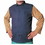 Best Welds 902-1201-M Leather/FR Sateen Combo Jacket, Medium, Blue/Tan, Price/1 EA