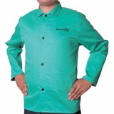 Best Welds  Flame Retardant (FR) Cotton Sateen Jacket, Visual Green