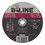 B-LINE ABRASIVES 411638 Cutting Wheel, 4 in dia, 1/16 in Thick, 3/8 in Arbor, 36 Grit, Alum Oxide, Price/100 EA