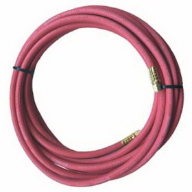 Best Welds 907-T3/8X1-RED-100-BB Grade T Single-Line Welding Hose, 3/8 In, 100 Ft, Bb Fittings, Fuel Gases, Red