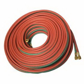 Best Welds 907-T1004 Grade T Twin-Line Welding Hose, 1/4 In, 100 Ft, Bb Fittings, Fuel Gases And Oxygen