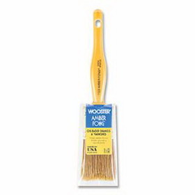 WOOSTER 0011230010 Amber Fong&#174; Paint Brushes, 1 in W, China bristle, plastic handle