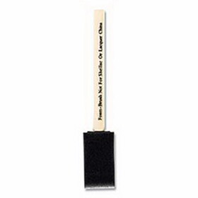 Wooster 0031020010 Acme Foam Paint Brushes, 1 In W, Foam, Wood Handle