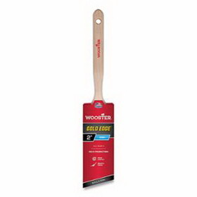 Wooster 0052310020 Gold Edge&#174; Paint Brushes, 2 in W, Polyester, wood handle
