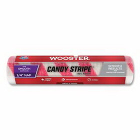 Wooster 00R2090090 Candy Stripe&#174; Roller Covers, 9 in, 1/4 in Nap Length