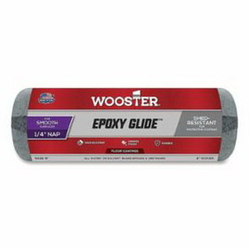 WOOSTER 00R2320040 Epoxy Glide&#153; Roller Covers, 4 in, 1/4 in Nap Length