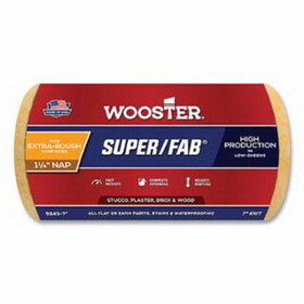 Wooster 00R2430180 Super/Fab&#174; Roller Covers, 18 in, 1-1/4 in Nap Length