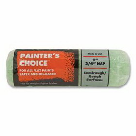WOOSTER 00R3370090 Painter's Choice&#153; Roller Covers, 9 in, 3/8 in Nap Length