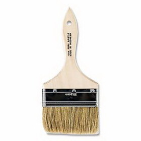 Wooster 0F51240040 Acme Chip Paint Brushes, 4 in W, China bristle, wood handle