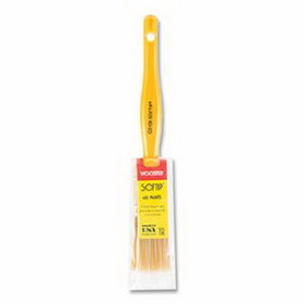 WOOSTER 0Q31080010 Soft Tip&#174; Paint Brushes, 1 in W, Synthetic blend, plastic handle