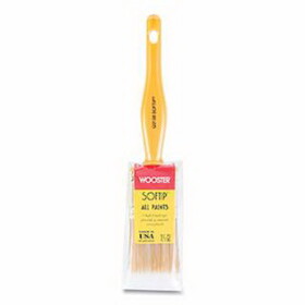 Wooster 0Q31080014 Soft Tip&#174; Paint Brushes, 1-1/2 in W, Synthetic blend, plastic handle