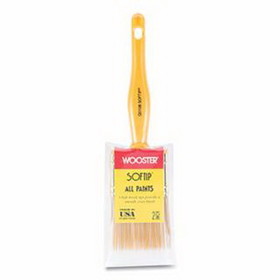 WOOSTER 0Q31080020 Soft Tip&#174; Paint Brushes, 2 in W, Synthetic blend, plastic handle