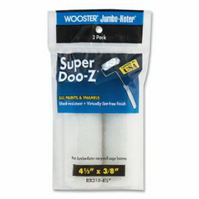 Wooster 0RR3130044 Super Doo-Z&#174; Jumbo-Koter&#174; Mini Roller Covers, 2 Pack, 4-1/2 in, 3/8 in Nap Length