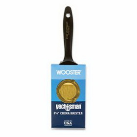 WOOSTER 0Z11200020 Yachtsman&#174; Paint Brushes, 2 in W, China bristle, plastic handle
