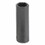 Grey Pneumatic 2012MD Deep Length Impact Socket, 1/2 in Drive Size, 12 mm Socket Size, Hex, 6-point, Price/1 EA