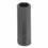 Grey Pneumatic 2014D Deep Length Impact Socket, 1/2 in Drive Size, 7/16 in Socket Size, Hex, 6-point, Price/1 EA