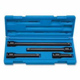 Grey Pneumatic 2204E Impact Extension Set, 4-Pc Includes 4 Extensions
