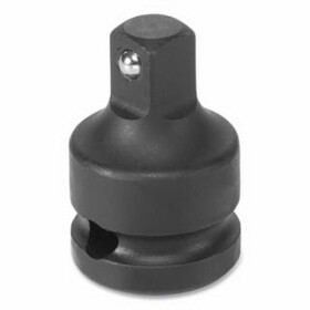 Grey Pneumatic 2228A Female Male Impact Socket Adapter, With Friction Ball, 1/2 in Female x 3/8 in Male Drive, Chrome-Molybdenum
