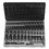 Grey Pneumatic 81259CRD Duo-Socket Impact Socket Set, 3/8 In Dr, 12-Pt, Deep/Std, Incl (24) Sae/(32) Metric Skts/Ratchet/Exts/Case, 59 Pc, Price/1 EA