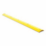 Checkers SB9S-SY Recycled Plastic Parking Stop, 106 In L X 10 In W X 2 In H, Yellow, W/Sl Spike Hdw